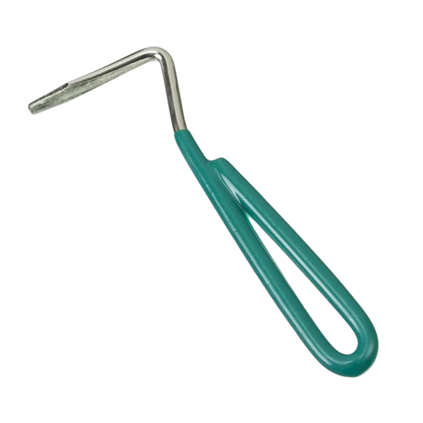 VINYL COATED STEEL HOOF PICK