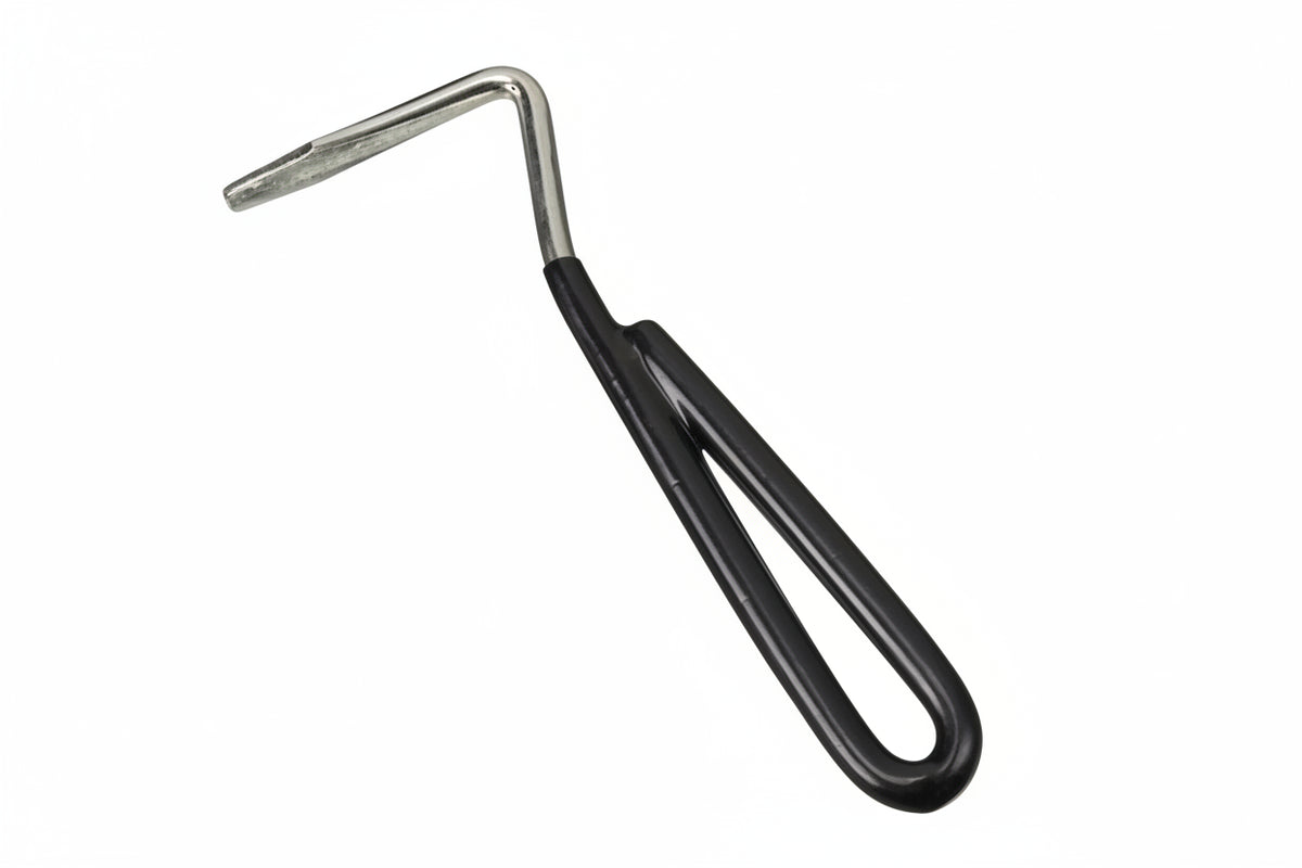 VINYL COATED STEEL HOOF PICK
