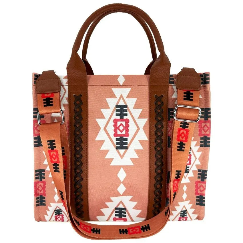 Country Style Tote Bags with Handbag and Shoulder Bag Design