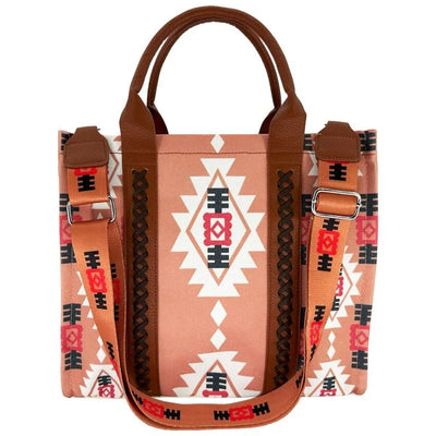 Country Style Tote Bags with Handbag and Shoulder Bag Design
