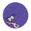 WEAVER LEATHER POLY LEAD ROPE 10' WITH SOLID BRASS SNAP - SOLID COLORS