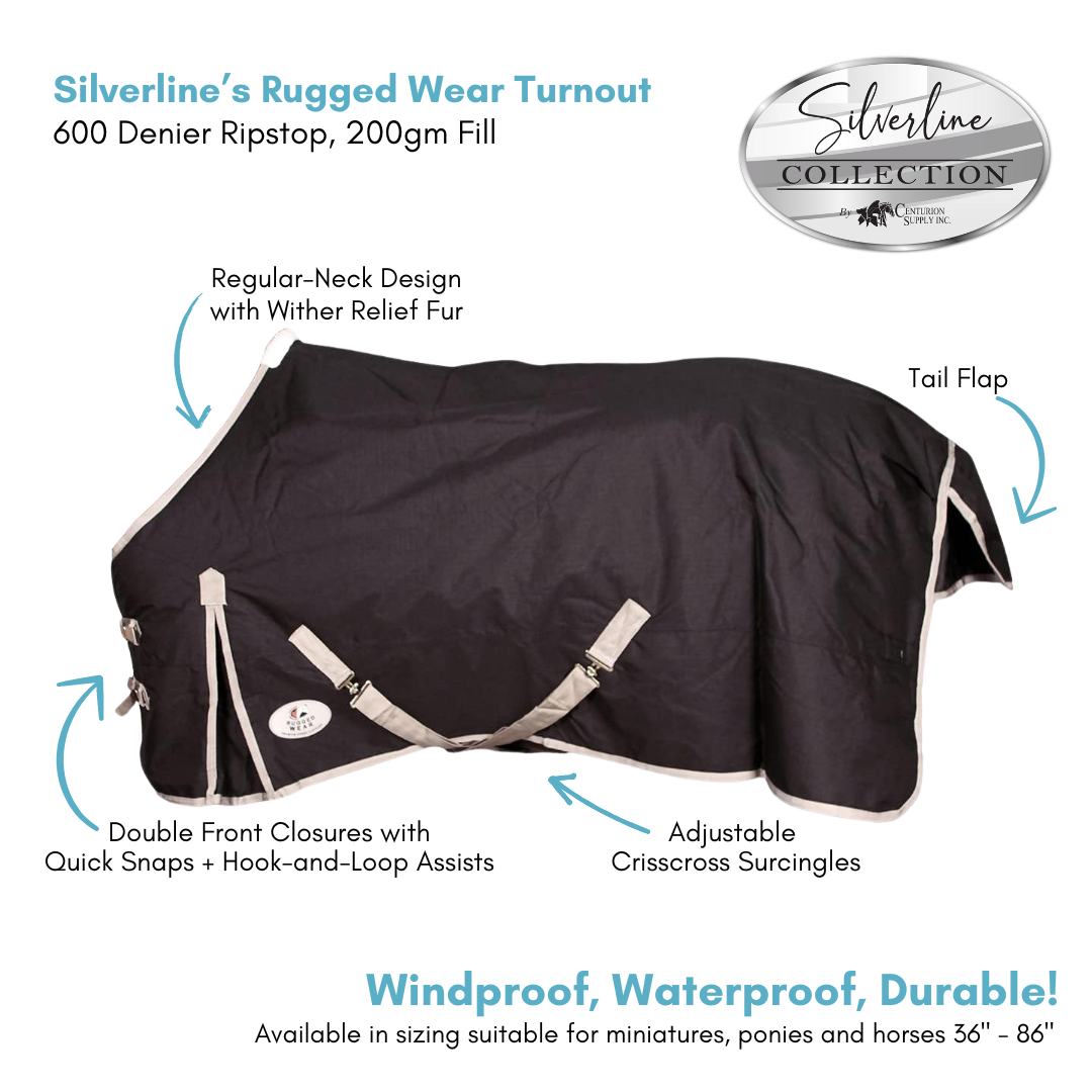 Combinaison d'hiver robuste pour poneys/mini-poneys 200 g