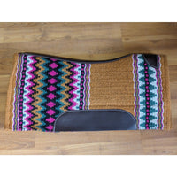 WOOL TOP BLANKET WITH FELT BOTTOM