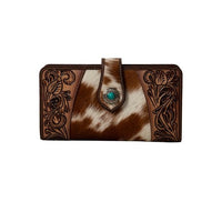 MYRA ROSCOE HAND TOOLED WALLET