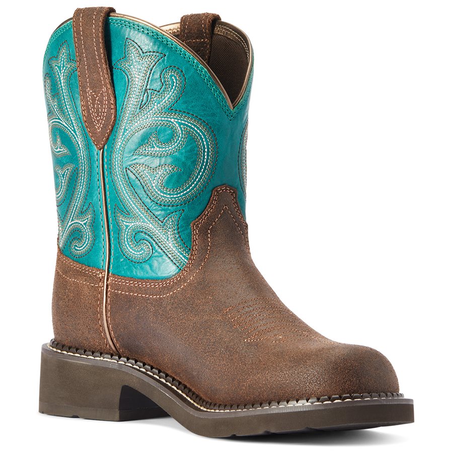 CLEARANCE ARIAT WOMENS FATBABY HERITAGE - WORN HICKORY/SHAMROCK