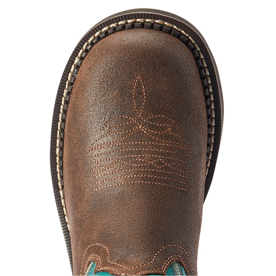 CLEARANCE ARIAT WOMENS FATBABY HERITAGE - WORN HICKORY/SHAMROCK