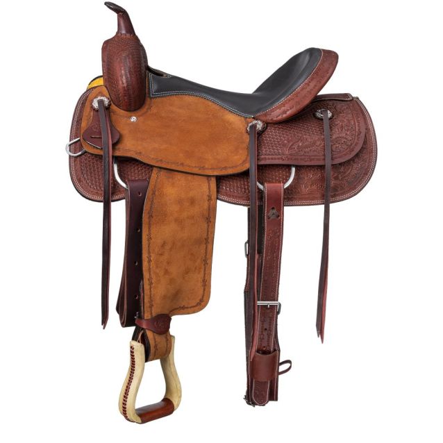 SILVER ROYAL RED ROCK ALL ROUND SADDLE