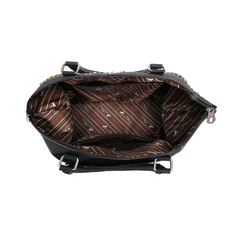 MONTANA WEST AZTEC TAPESTRY WEEKENDER BAG