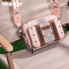 WRANGLER AZTEC PRINTED CROSSBODY PURSE