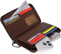 Wrangler Southwestern Art Print Wallet - Coffee