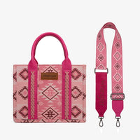 WRANGLER AZTEC PATTERN DUAL SIDED PRINT TOTE BAG