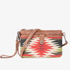 WRANGLER AZTEC PRINT CROSSBODY CLUTCH