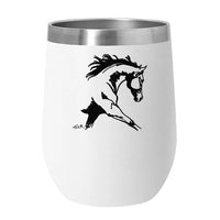 AWST STAINLESS STEEL WINE TUMBLER - 12 OZ