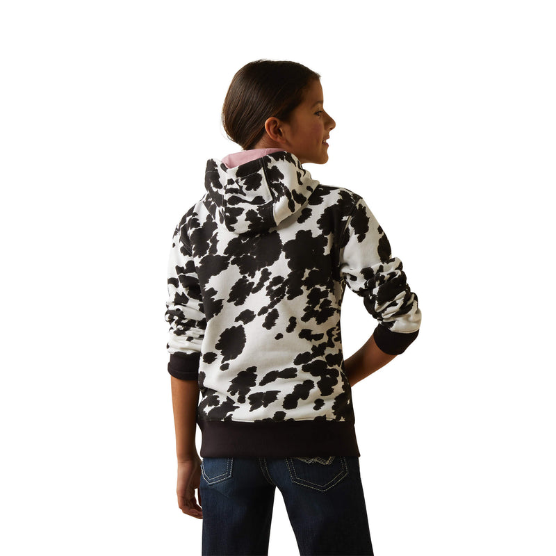 ARIAT GIRLS COWHIDE HOODIE