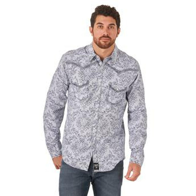 WRANGLER MENS ROCK 47 PRINT SHIRT