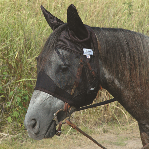 CASHEL QUIET RIDE FLY MASK WITH EARS - HORSE
