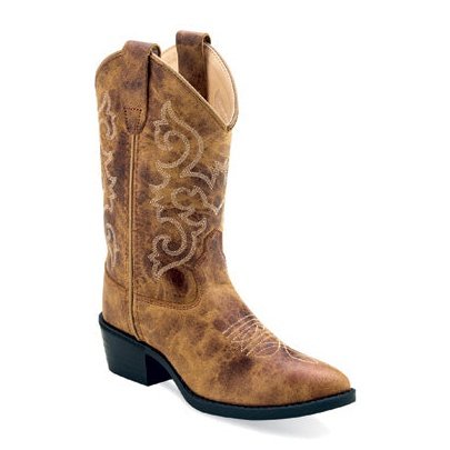 OLD WEST CHILDRENS COWBOY TOE BOOTS