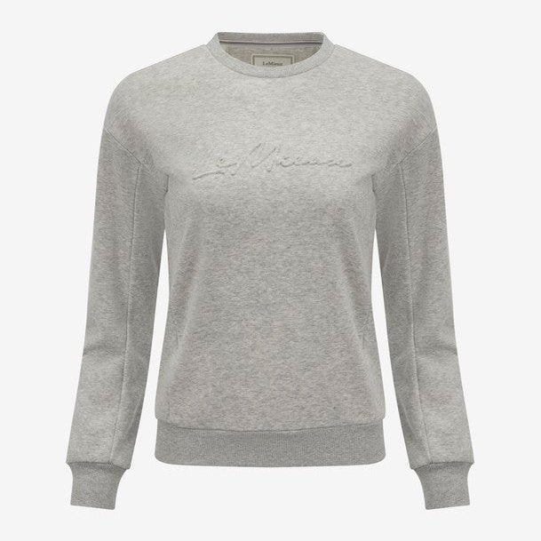 LEMIEUX CHLOE CREW NECK SWEATSHIRT - GREY