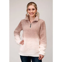 ROPER WOMENS POLAR FLEECE - DIP DYE