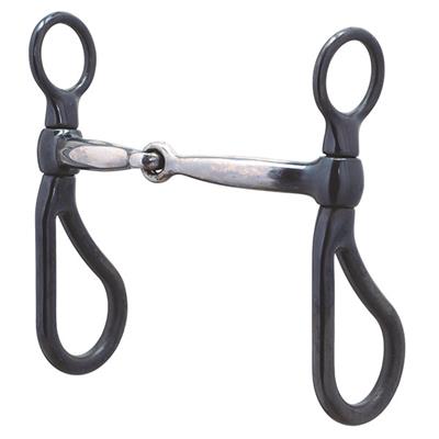 WEAVER LEATHER TEARDROP SNAFFLE BIT 5"