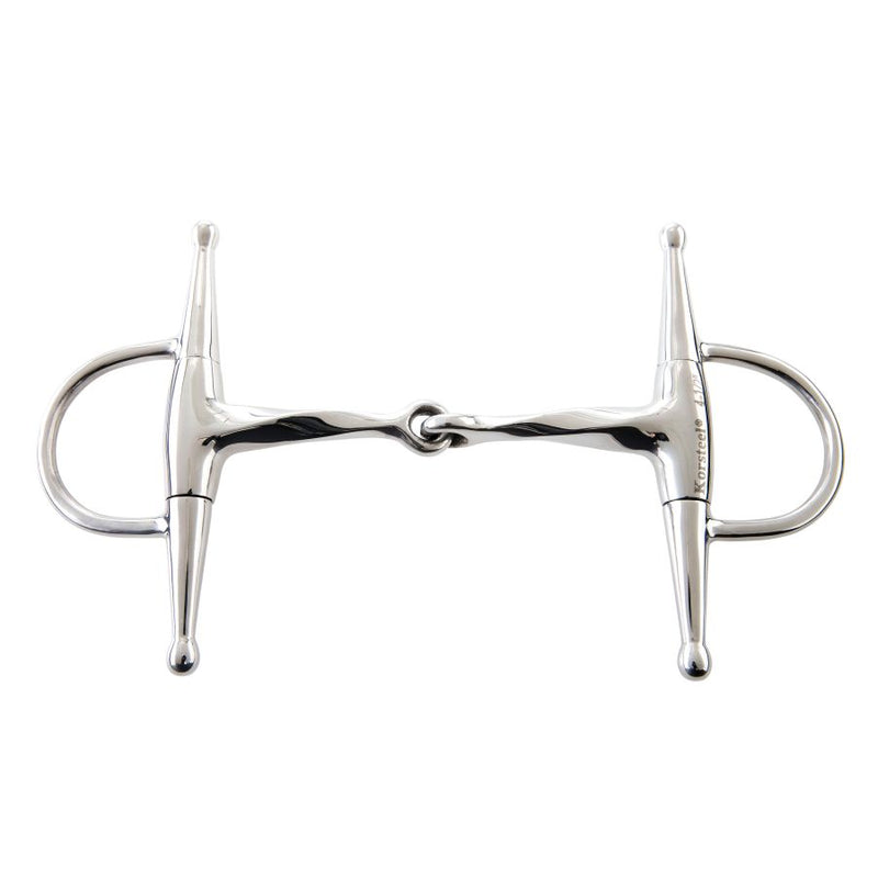 KORSTEEL SLOW TWIST FULL CHEEK SNAFFLE 4.75"