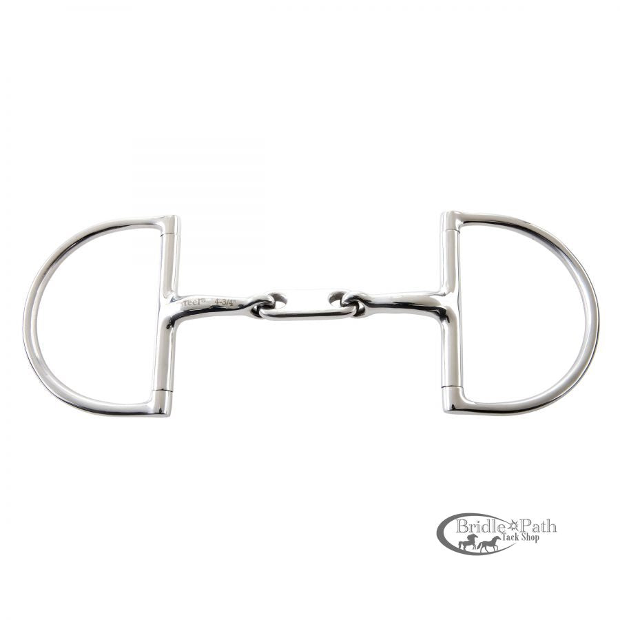 KORSTEEL DR BRISTOL HUNTER DEE RING SNAFFLE BIT 4.75"