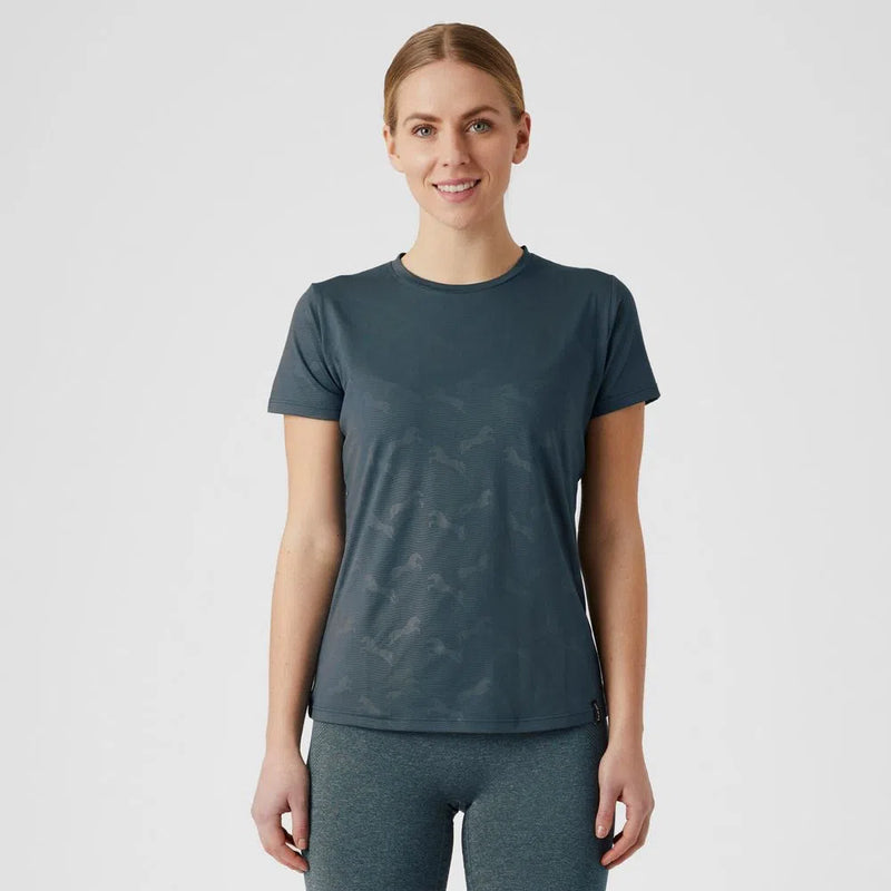 HORZE NINA WOMENS TECHNICAL T-SHIRT WITH HORSE PRINTS