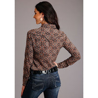 STETSON WOMENS PRAIRIE PAISLEY PRINT SHIRT