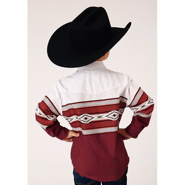 ROPER BOYS SERAPE BORDER SHIRT