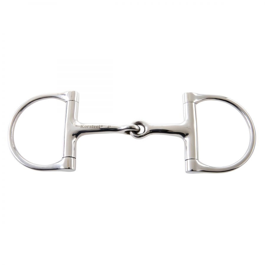 KORSTEEL JOINTED DEE RING SNAFFLE BIT