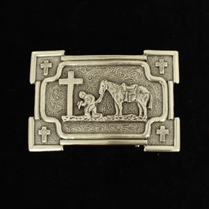 NOCONA COWBOY PRAYER BUCKLE