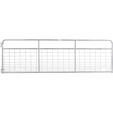 WATCHMAN GALVANIZED WIRE MESH GATE 14 FT