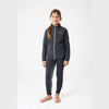 HORZE GIRLS SADIE FLEECE JACKET - NAVY