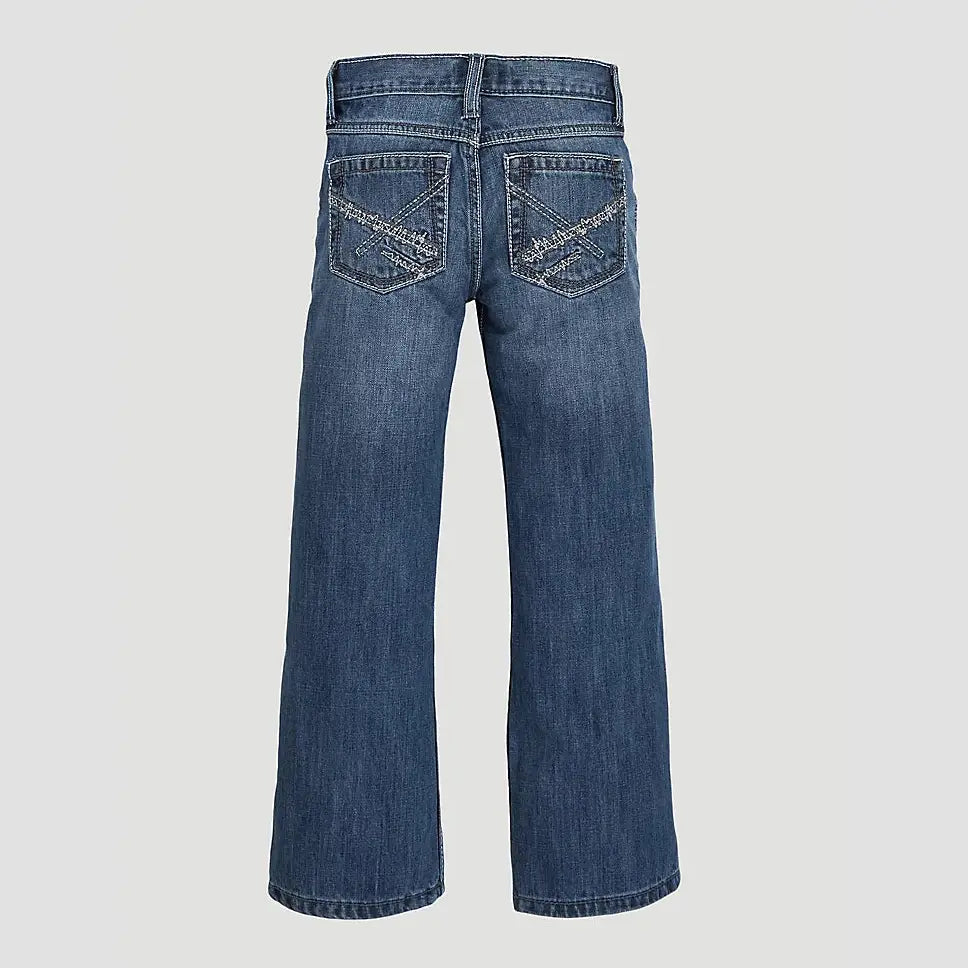 WRANGLER BOYS VINTAGE BOOTCUT SLIM FIT JEAN - BREAKING BARRIERS