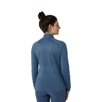 HORZE WOMENS VERA FULL ZIP TECH SWEATSHIRT - CORONET BLUE