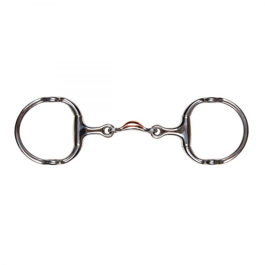 KORSTEEL STAINLESS STEEL QUARTER MOON JOINTED GAG 5"