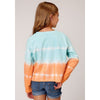 ROPER GIRLS TIE DIE LONG SLEEVE SHIRT