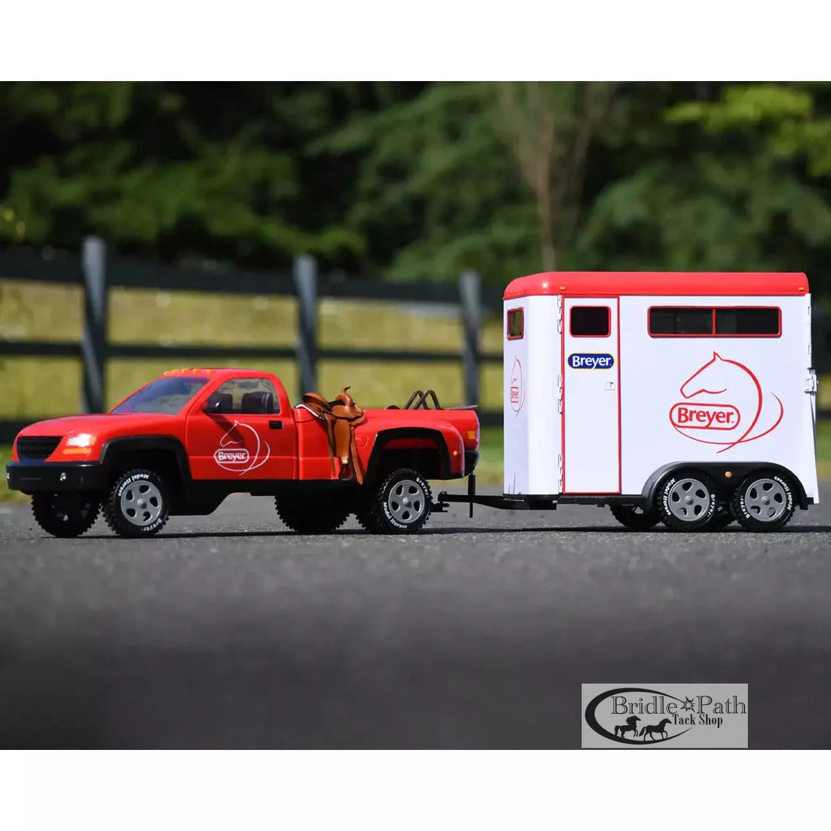 BREYER TRADITIONAL SERIES DUALLY TRUCK - RED