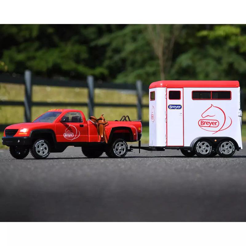 BREYER TRADITIONAL SERIES DUALLY TRUCK - RED