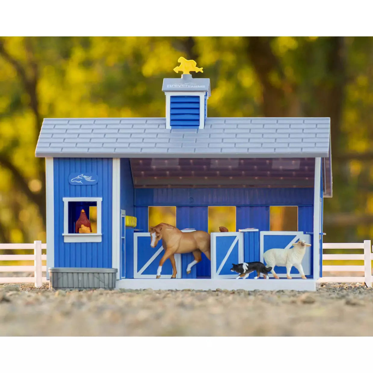 BREYER FARMS HOME AT THE BARN PLAYSET Bridle Path Tack Shop