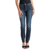 CLEARANCE SILVER WOMENS AVERY HIGH RISE STRAIGHT JEAN