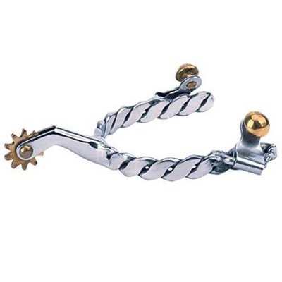 WEAVER LEATHER LADIES TWISTED BAND SPURS
