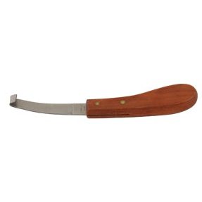WOODEN HANDLE HOOF KNIFE - RIGHT