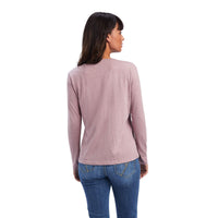 ARIAT WOMENS CHEST LOGO LONG SLEEVE TEE