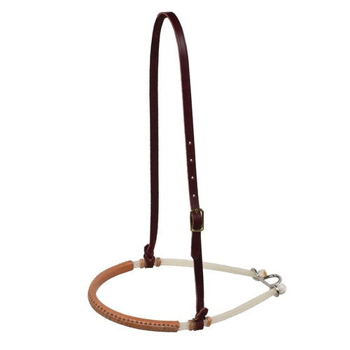 WEAVER DOUBLE ROPE LEATHER COVERED NOSEBAND