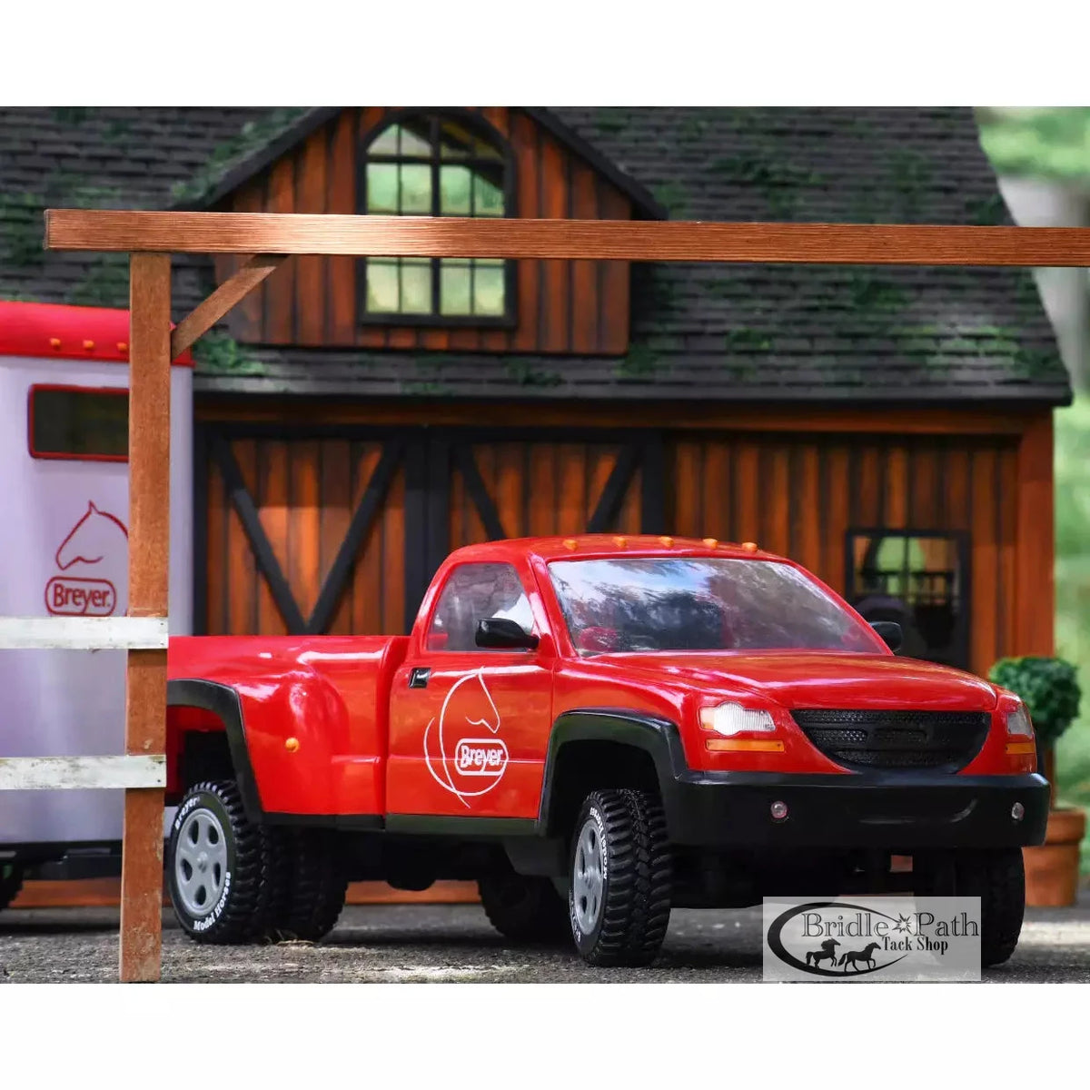 BREYER TRADITIONAL SERIES DUALLY TRUCK - RED