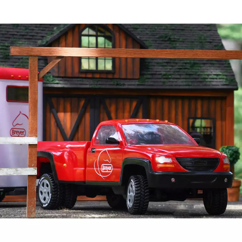 BREYER TRADITIONAL SERIES DUALLY TRUCK - RED
