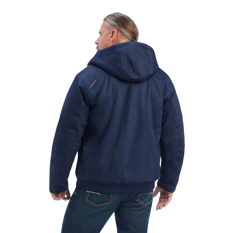 ARIAT MENS REBAR DURACANVAS JACKET - NAVY