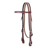 WEAVER BROWBAND HEADSTALL - HERMAN OAK