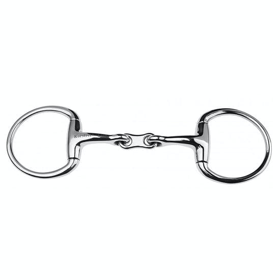 KORSTEEL FRENCH LINK EGGBUTT SNAFFLE BIT 5.5"